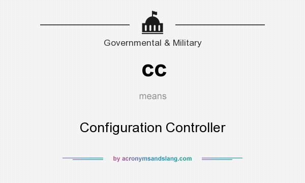 What does cc mean? It stands for Configuration Controller