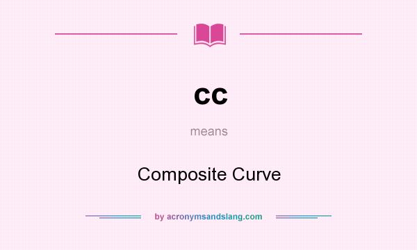 What does cc mean? It stands for Composite Curve