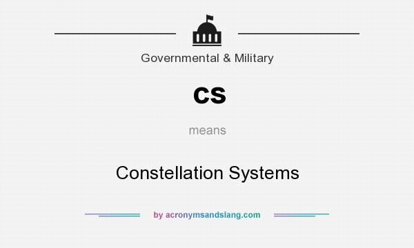 What does cs mean? It stands for Constellation Systems