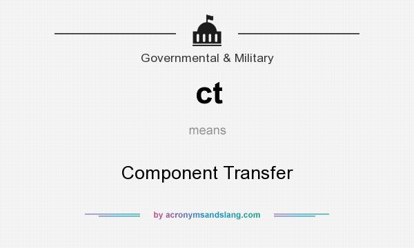 What does ct mean? It stands for Component Transfer