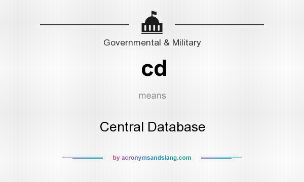 What does cd mean? It stands for Central Database