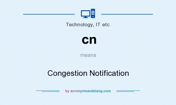 What does cn mean? It stands for Congestion Notification