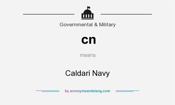 What does cn mean? It stands for Caldari Navy