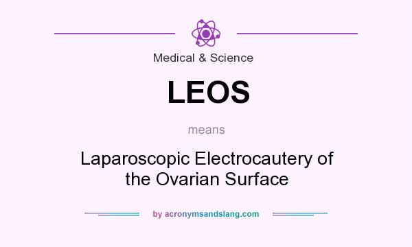 What does LEOS mean? It stands for Laparoscopic Electrocautery of the Ovarian Surface