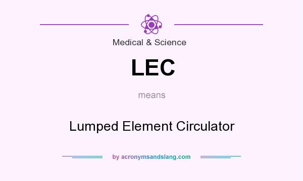 What does LEC mean? It stands for Lumped Element Circulator