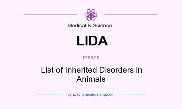 What does LIDA mean? It stands for List of Inherited Disorders in Animals