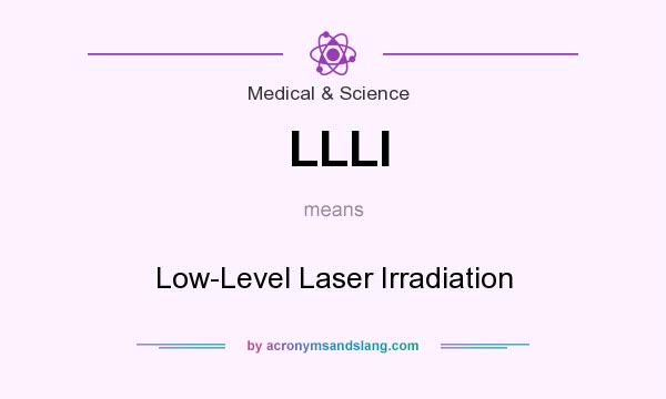 What does LLLI mean? It stands for Low-Level Laser Irradiation