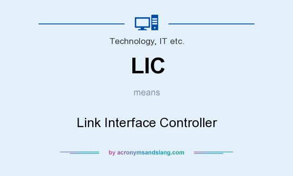 What does LIC mean? It stands for Link Interface Controller