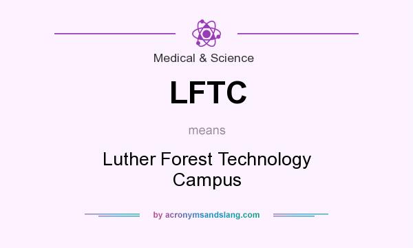 What does LFTC mean? It stands for Luther Forest Technology Campus