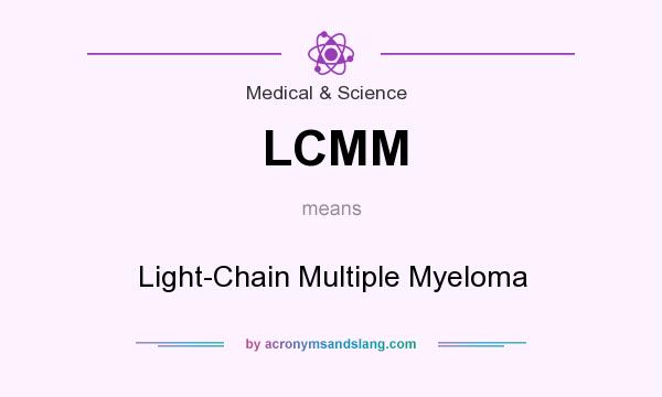 What does LCMM mean? It stands for Light-Chain Multiple Myeloma