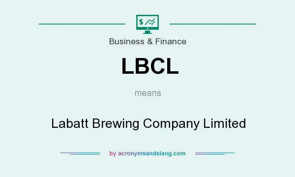 What does LBCL mean? It stands for Labatt Brewing Company Limited