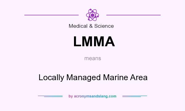 What does LMMA mean? It stands for Locally Managed Marine Area