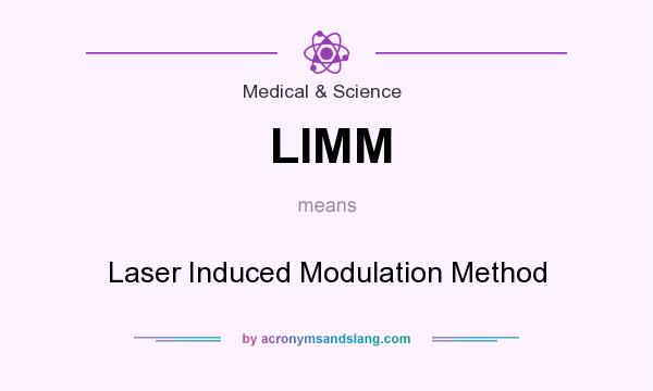 What does LIMM mean? It stands for Laser Induced Modulation Method