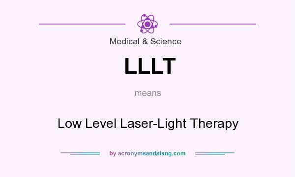What does LLLT mean? It stands for Low Level Laser-Light Therapy