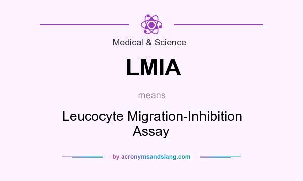 What does LMIA mean? It stands for Leucocyte Migration-Inhibition Assay