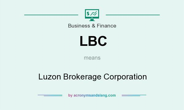 What does LBC mean? It stands for Luzon Brokerage Corporation
