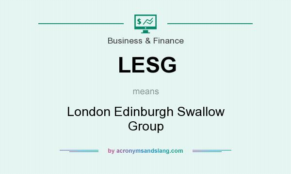 What does LESG mean? It stands for London Edinburgh Swallow Group