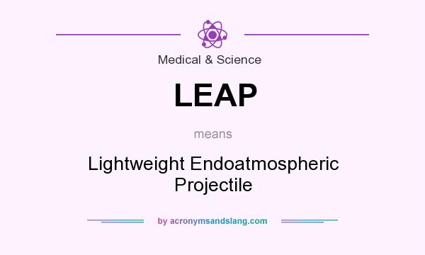 What does LEAP mean? It stands for Lightweight Endoatmospheric Projectile
