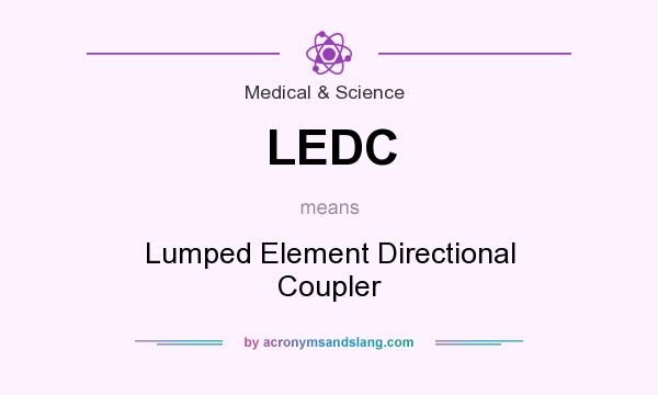 What does LEDC mean? It stands for Lumped Element Directional Coupler