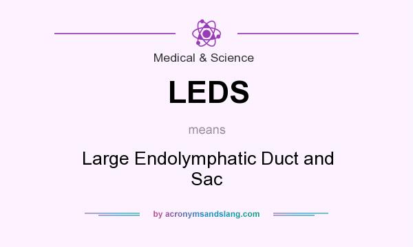 What does LEDS mean? It stands for Large Endolymphatic Duct and Sac