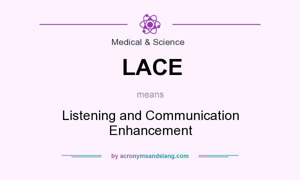 What does LACE mean? It stands for Listening and Communication Enhancement