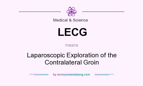 What does LECG mean? It stands for Laparoscopic Exploration of the Contralateral Groin