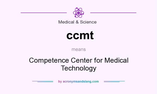 What does ccmt mean? It stands for Competence Center for Medical Technology