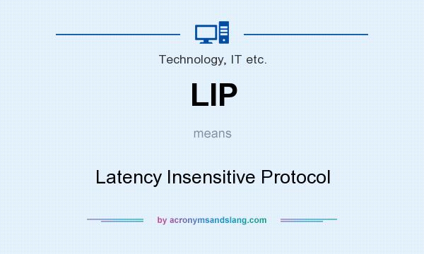 What does LIP mean? It stands for Latency Insensitive Protocol