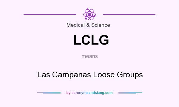 What does LCLG mean? It stands for Las Campanas Loose Groups