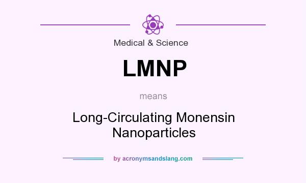 What does LMNP mean? It stands for Long-Circulating Monensin Nanoparticles