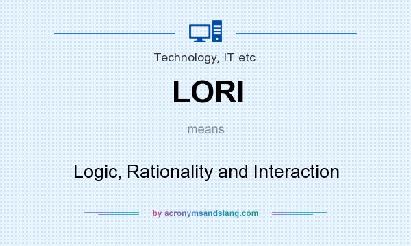 What does LORI mean? It stands for Logic, Rationality and Interaction