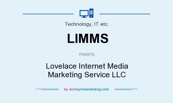 What does LIMMS mean? It stands for Lovelace Internet Media Marketing Service LLC