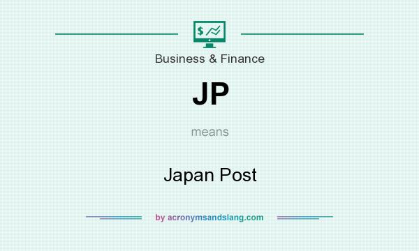 What does JP mean? It stands for Japan Post