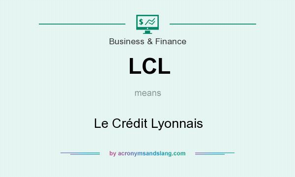 What does LCL mean? It stands for Le Crédit Lyonnais
