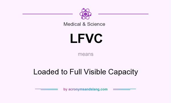 What does LFVC mean? It stands for Loaded to Full Visible Capacity