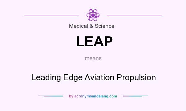 What does LEAP mean? It stands for Leading Edge Aviation Propulsion