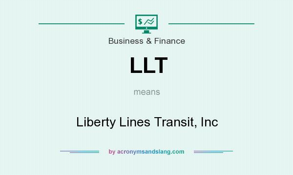 What does LLT mean? It stands for Liberty Lines Transit, Inc