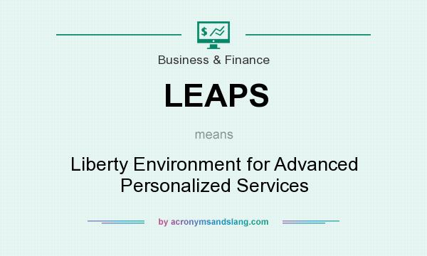 What does LEAPS mean? It stands for Liberty Environment for Advanced Personalized Services
