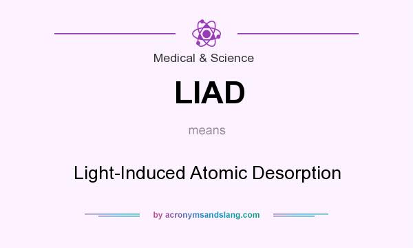 What does LIAD mean? It stands for Light-Induced Atomic Desorption