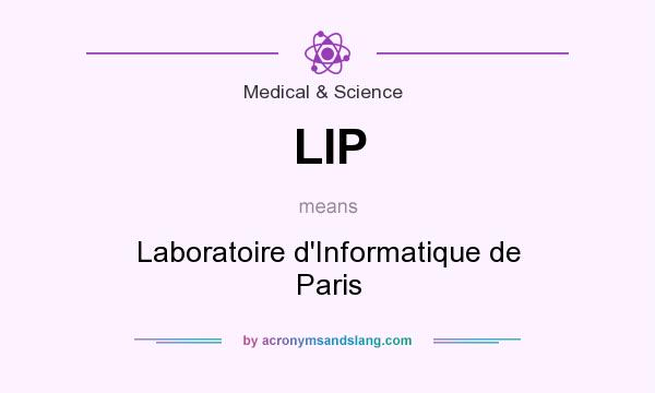 What does LIP mean? It stands for Laboratoire d`Informatique de Paris