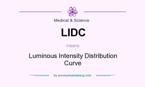 What does LIDC mean? It stands for Luminous Intensity Distribution Curve