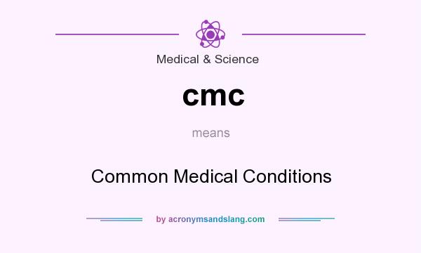 What does cmc mean? It stands for Common Medical Conditions
