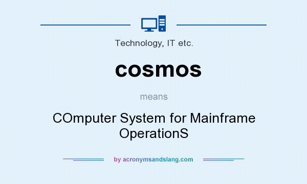 What does cosmos mean? It stands for COmputer System for Mainframe OperationS
