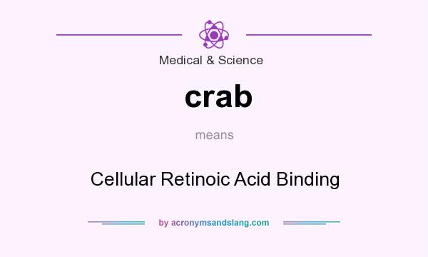 What does crab mean? It stands for Cellular Retinoic Acid Binding