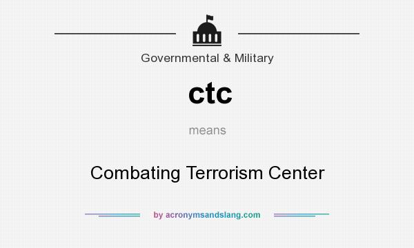 What does ctc mean? It stands for Combating Terrorism Center