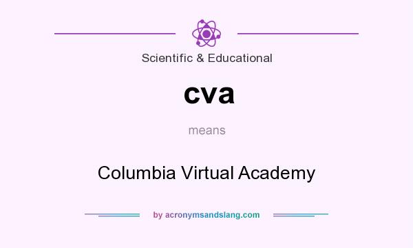 What does cva mean? It stands for Columbia Virtual Academy