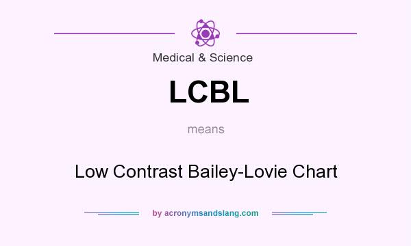 What does LCBL mean? It stands for Low Contrast Bailey-Lovie Chart