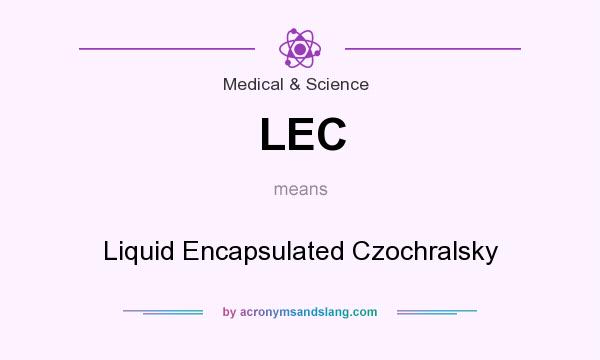What does LEC mean? It stands for Liquid Encapsulated Czochralsky
