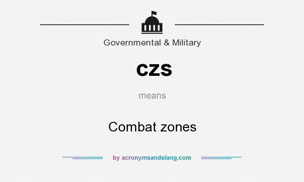 What does czs mean? It stands for Combat zones