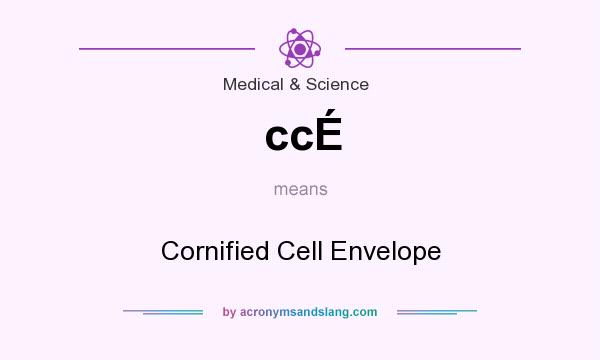What does ccÉ mean? It stands for Cornified Cell Envelope